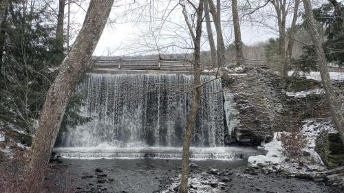 Belvedere Lake waterfall